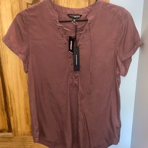 Express lace up shirt!